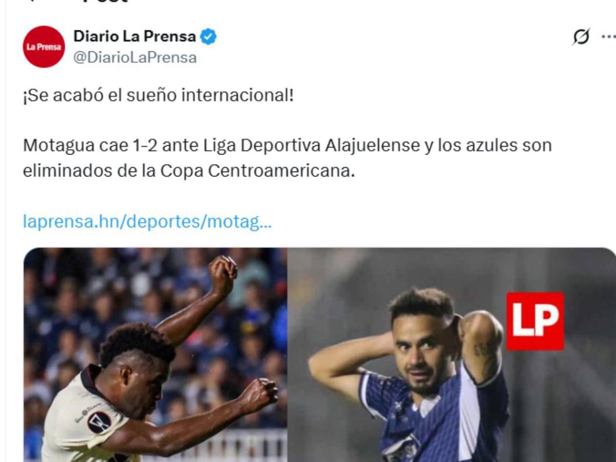 Coraje por Motagua: Señalan a dos culpables y recibe cruel mofa internacional