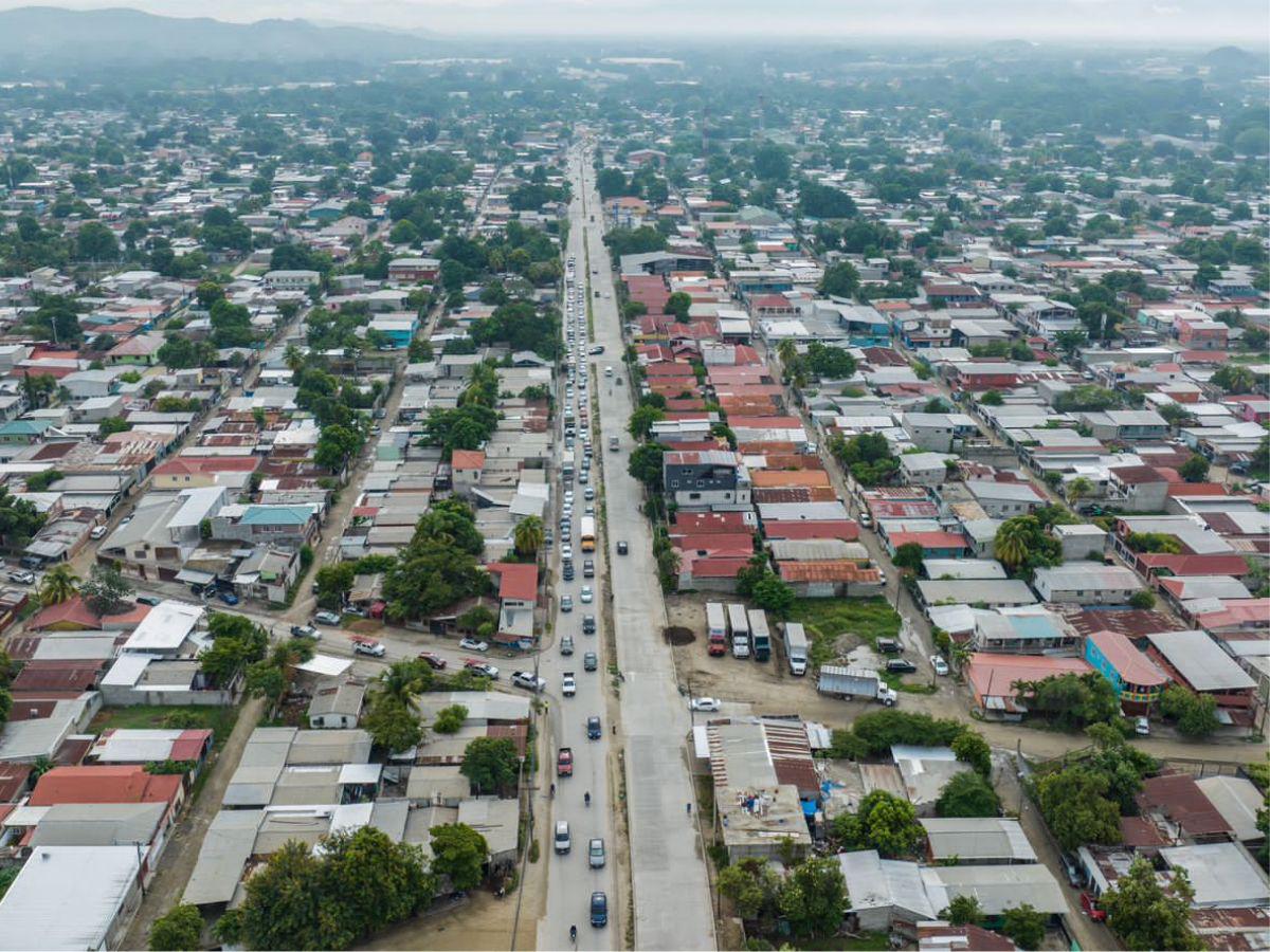 Habilitan tramo en trocha sur en la 27 calle de San Pedro Sula