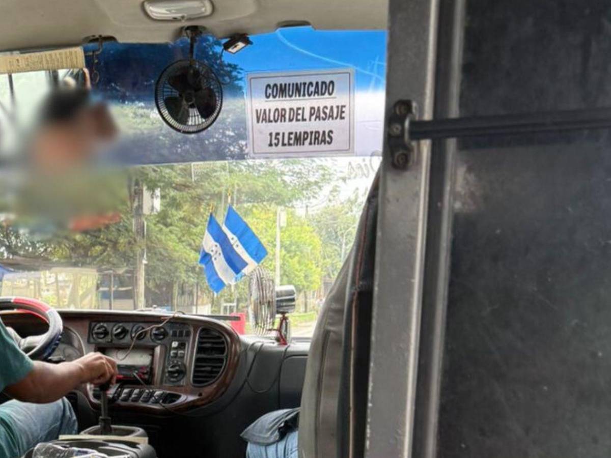 De 13 a 15 lempiras: transportistas suben el pasaje sin autorización oficial en SPS