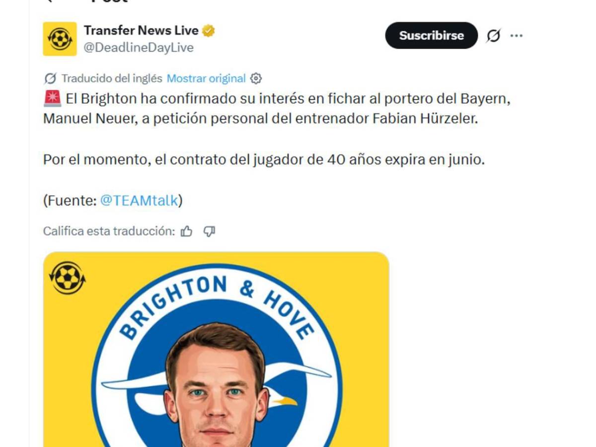 Manuel Neuer no renueva con Bayern y puede irse al equipo menos pensado: Bomba en Europa