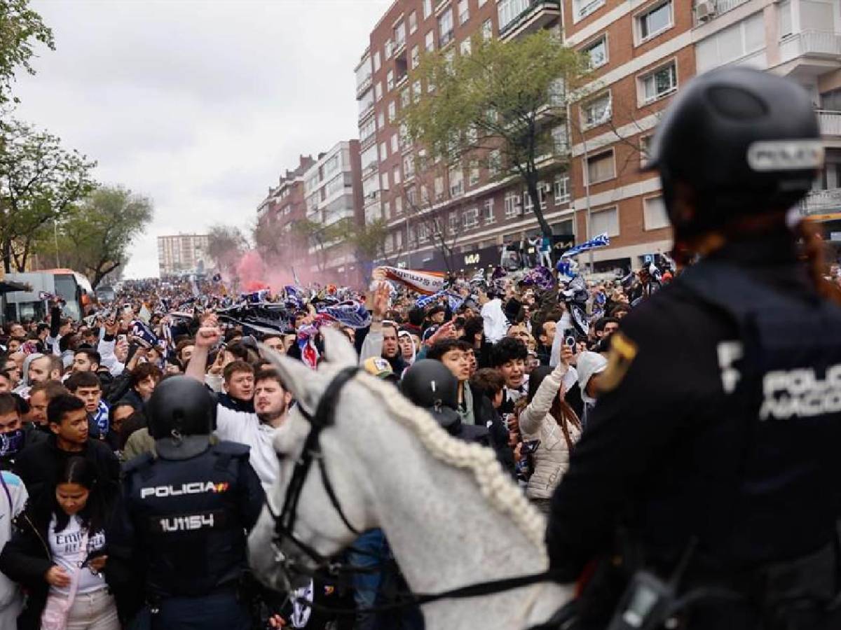 Creen en la remontada: el impresionante recibimiento al Real Madrid a su llegada al Bernabéu