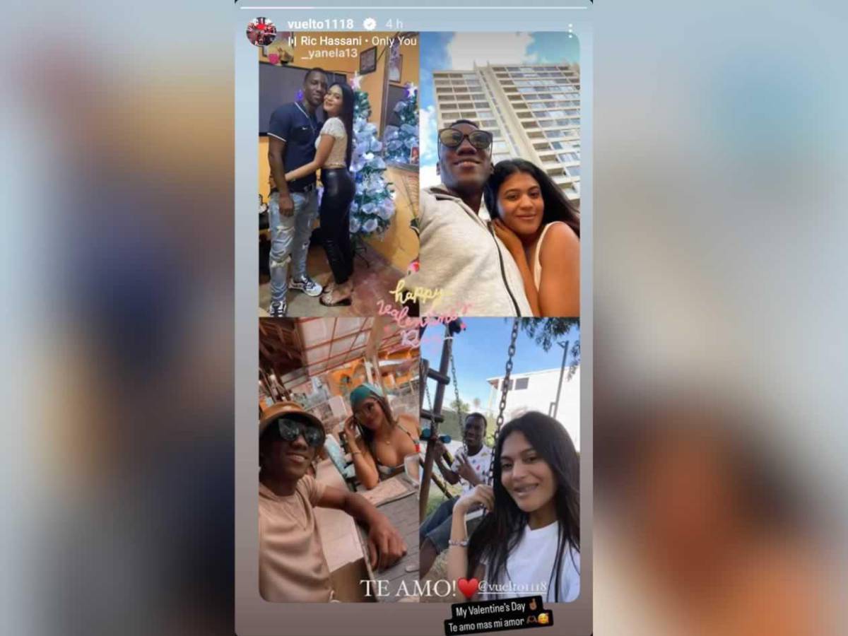 Futbolistas de la Liga Nacional festejan el Día de San Valentín en pareja