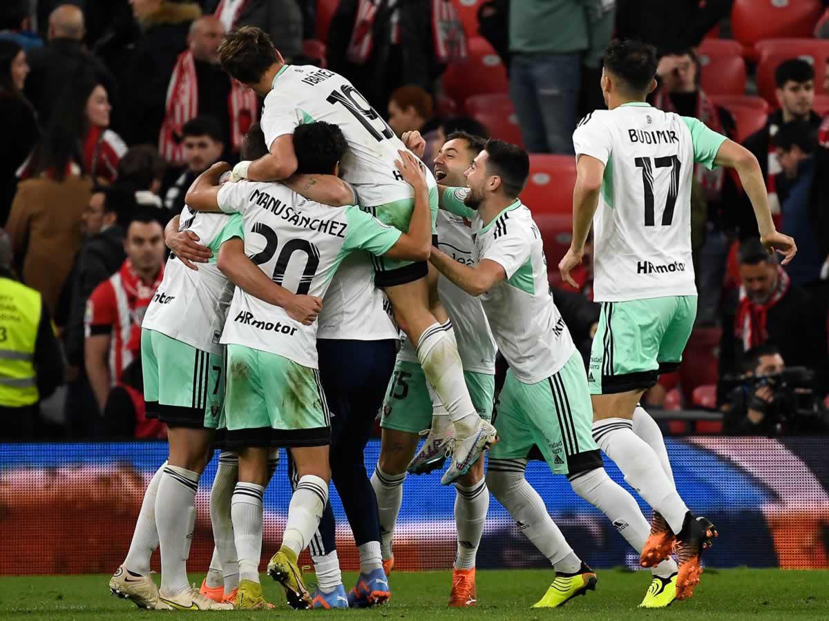 Osasuna se mete a la final de la Copa del Rey con un golazo
