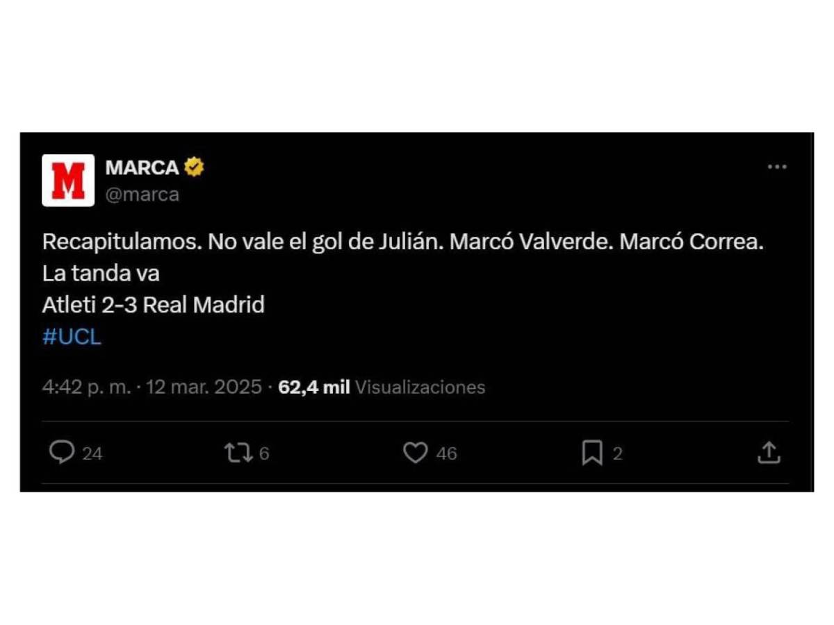 Polémica en Champions: Prensa reacciona al Atlético vs Real Madrid