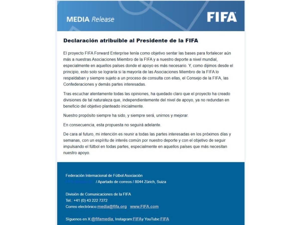 Sacudida a la FIFA: Infantino toma drástica decisión tras rebelión de UEFA y Concacaf