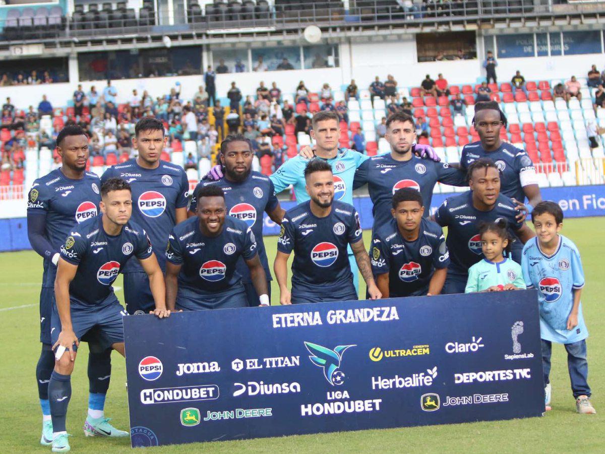 El 11 titular del Motagua que enfrentó al Juticalpa FC.