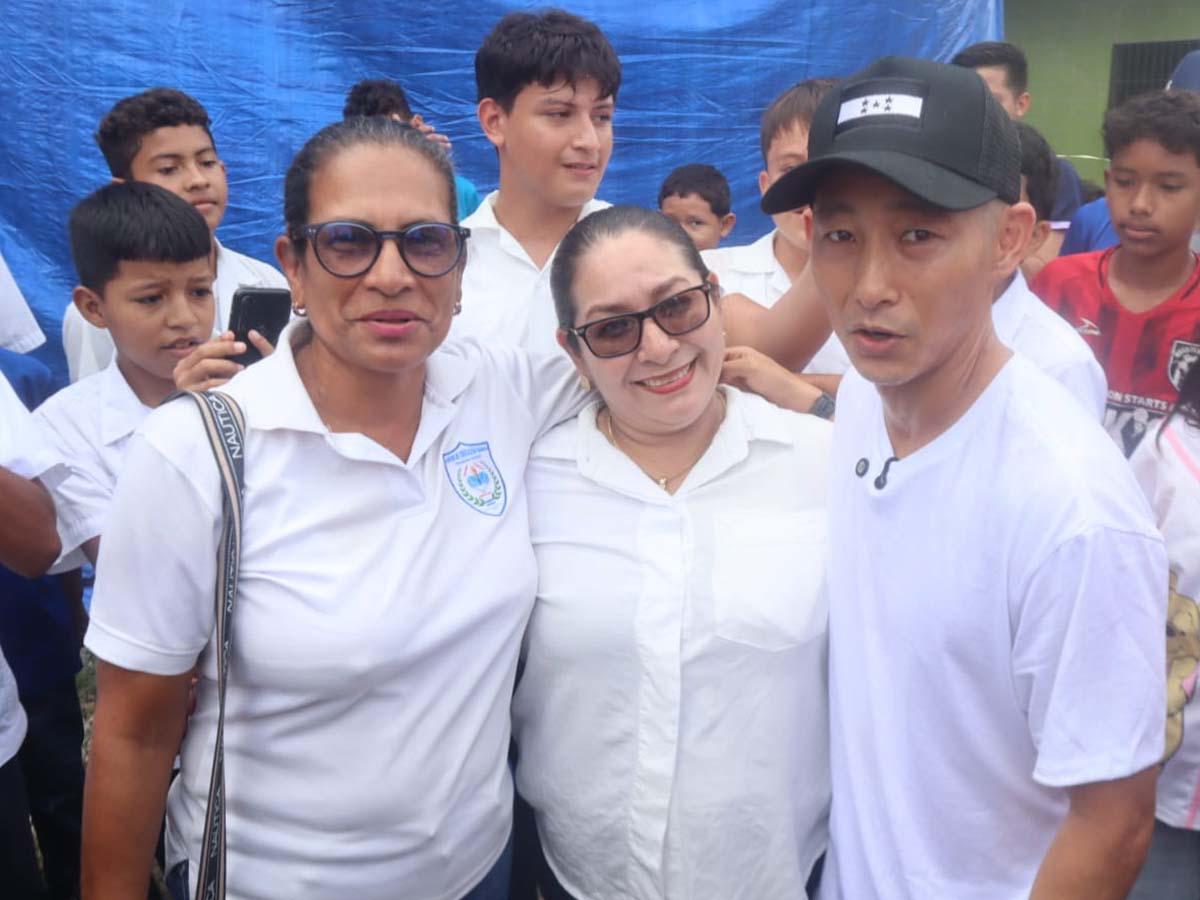 Shin Fujiyama inaugura edificio educativo en Ilanga, Colón, con apoyo de Nayib Bukele