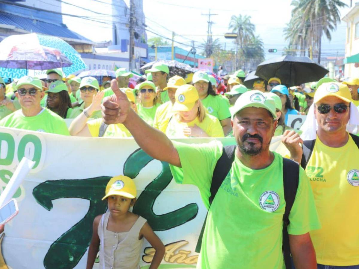 La Ceiba marcha en paz: la voz de los trabajadores que sostienen la ciudad