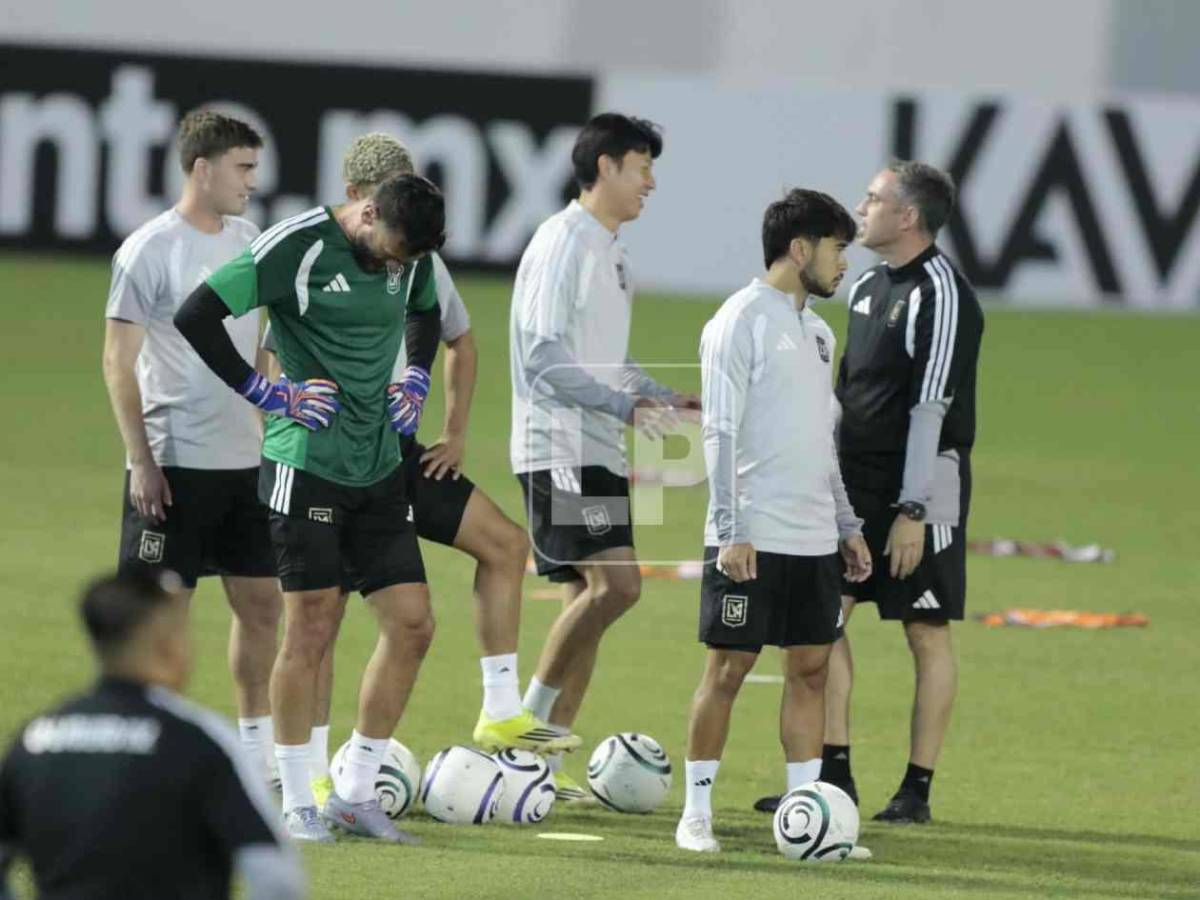 LAFC entrenó: Son Heung-Min y Lloris se divierten en el Morazán; un regreso