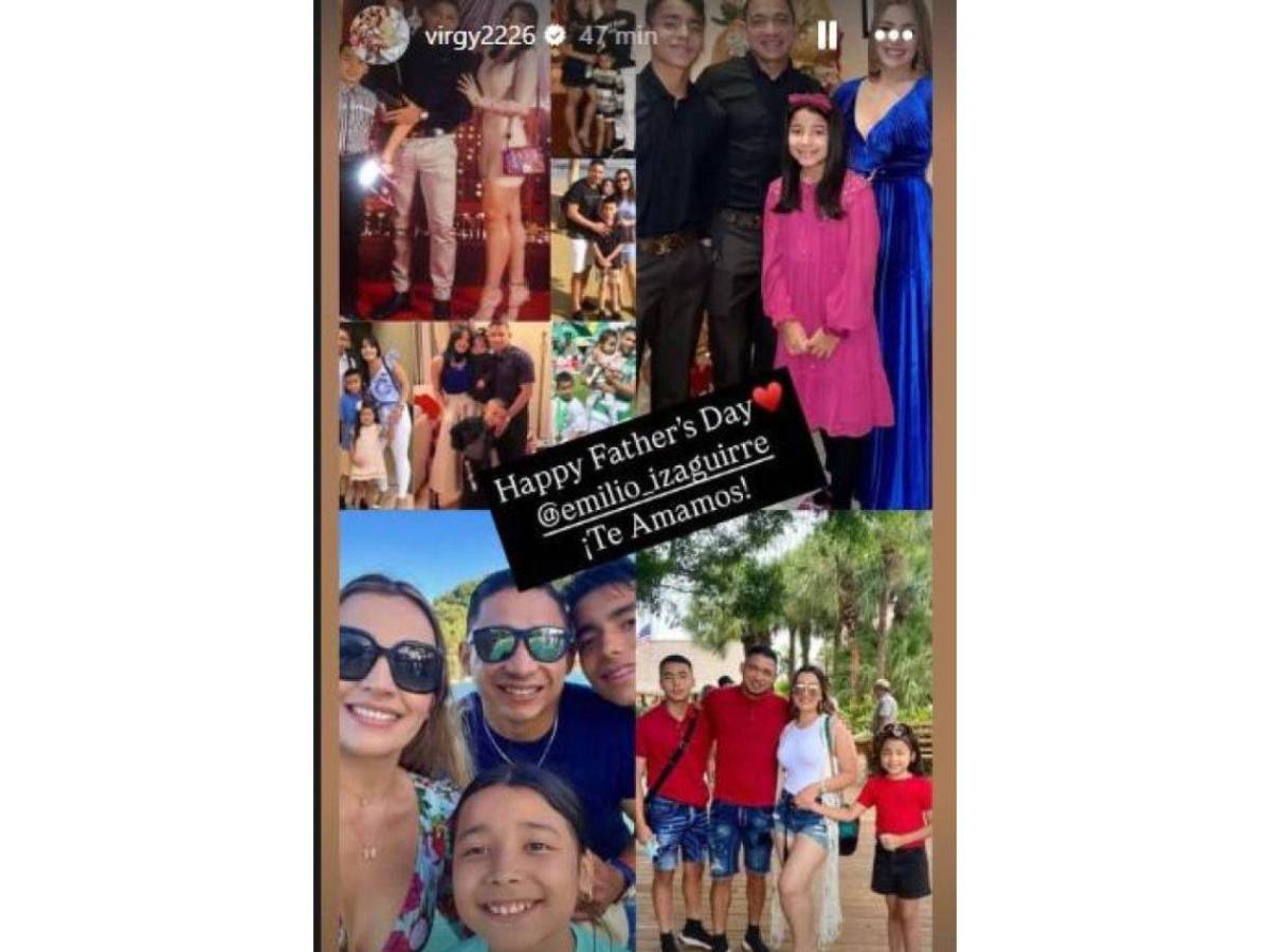 Esposas y sus tiernos mensajes a futbolistas hondureños en el Día del Padre