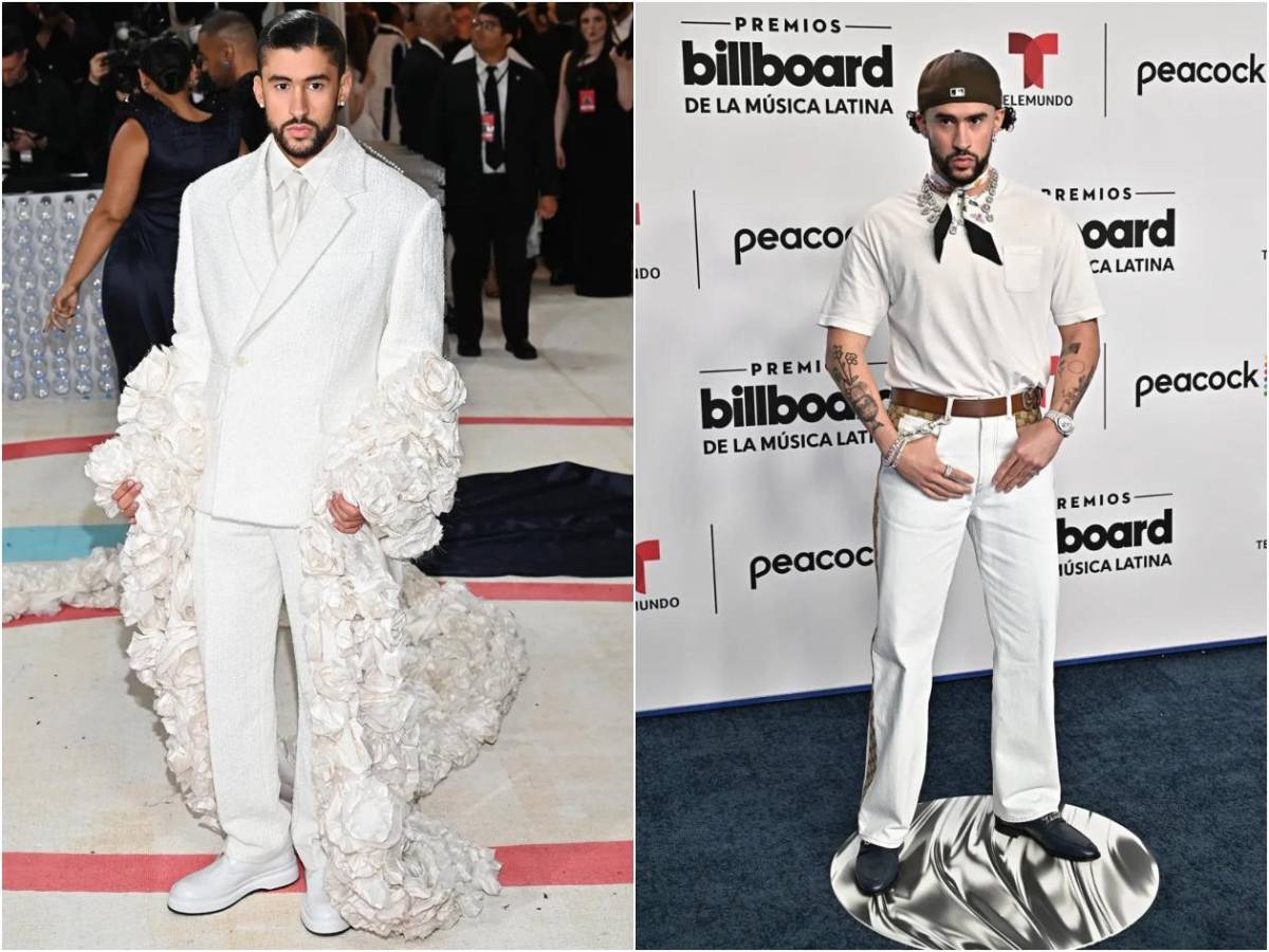 De lo urbano al lujo: así cambió el estilo de Bad Bunny