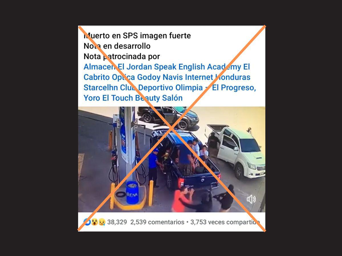 Captura de pantalla a una publicación de Facebook realizada el 9 de mayo de 2024.