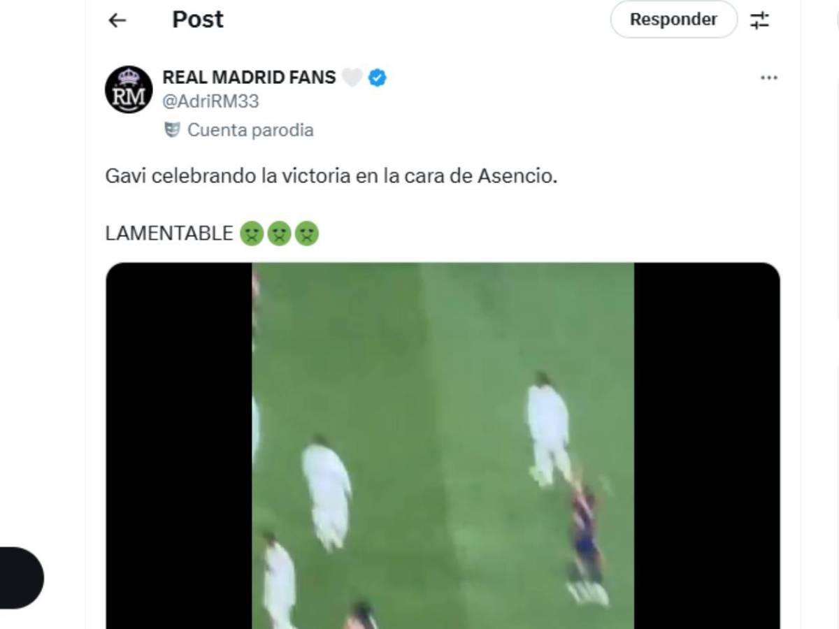 Copa del Rey: Indignación tras descubrir lo que Gavi hizo con Asencio