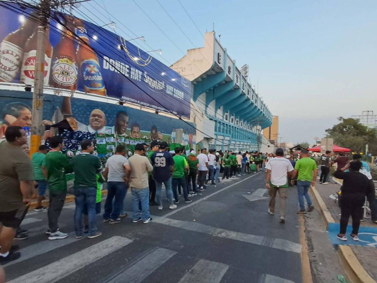 Ambientazo en la final: así se vivió la previa del Marathón vs Motagua