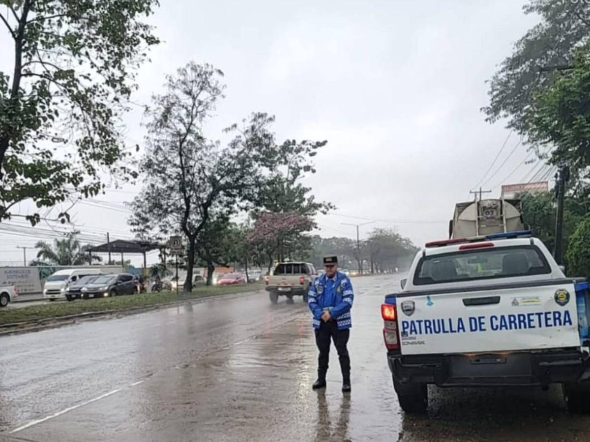 Lluvias ponen en alerta a San Pedro Sula: DNVT refuerza operativos