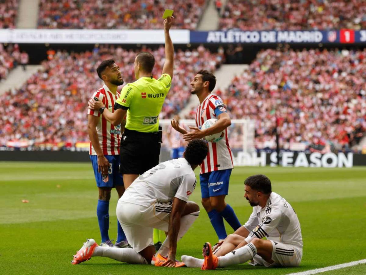 Vinicius con feo gesto, dolor del Real Madrid y llanto de Simeone en triunfo del Atlético