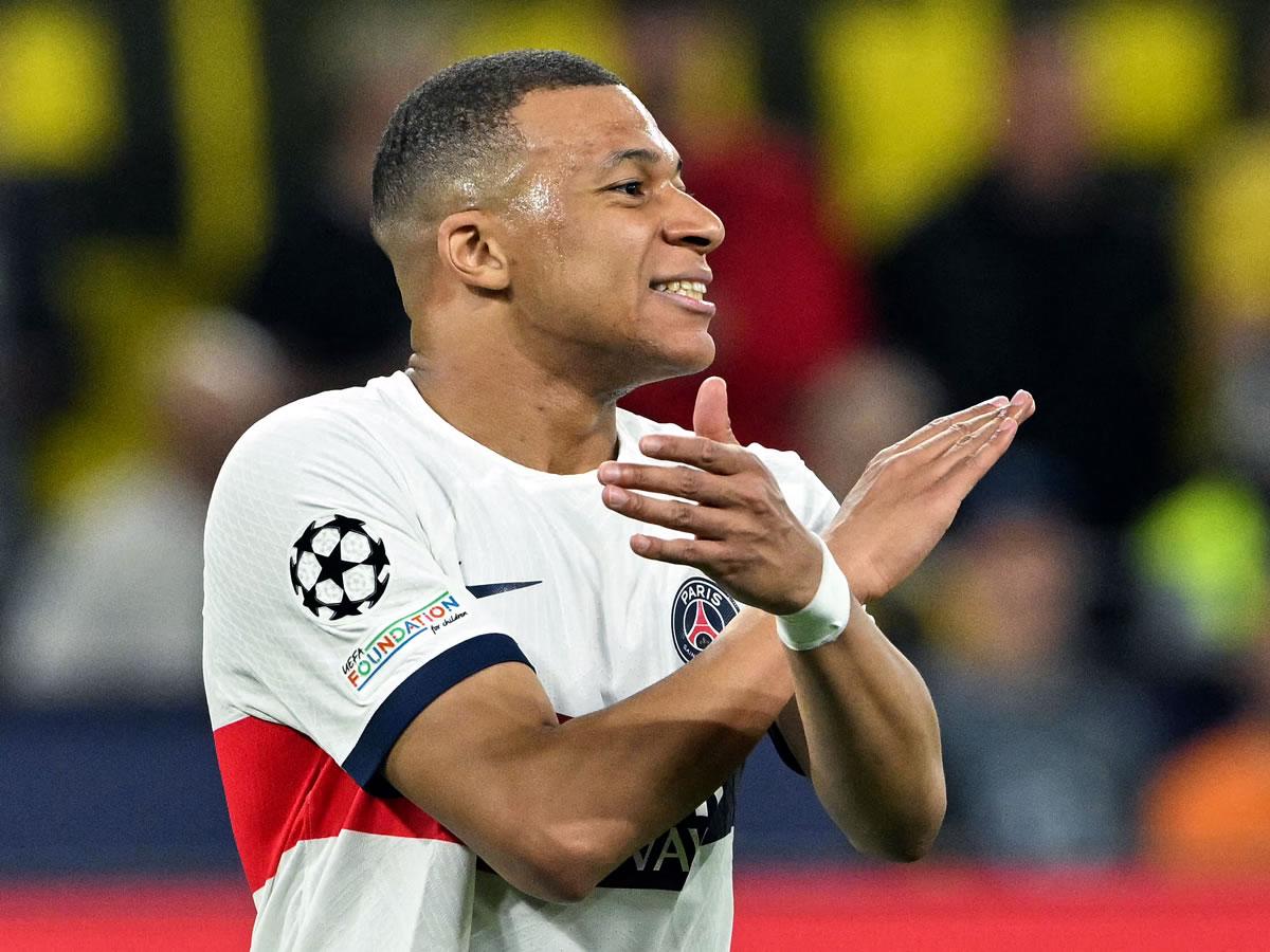 Mbappé y su vaticinio para la vuelta de semifinales ante Borussia Dortmund