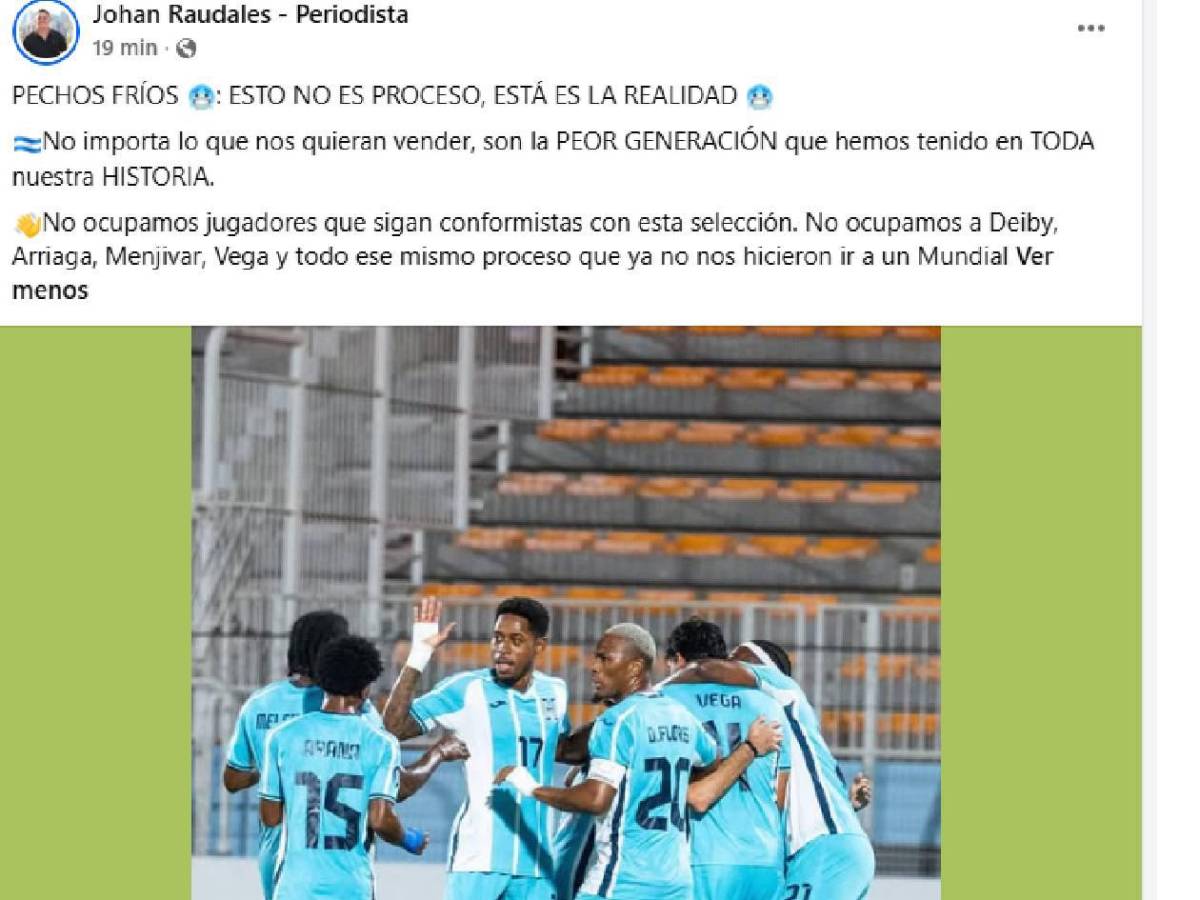 Indignación y asombro por ridículo de Honduras: Señalan a dos culpables