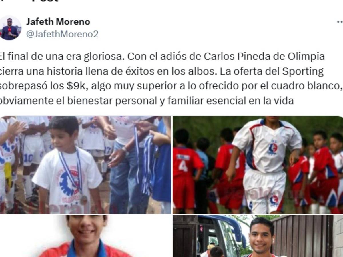 Mercado: Por esta sorprendente razón Carlos Pineda se va del Olimpia