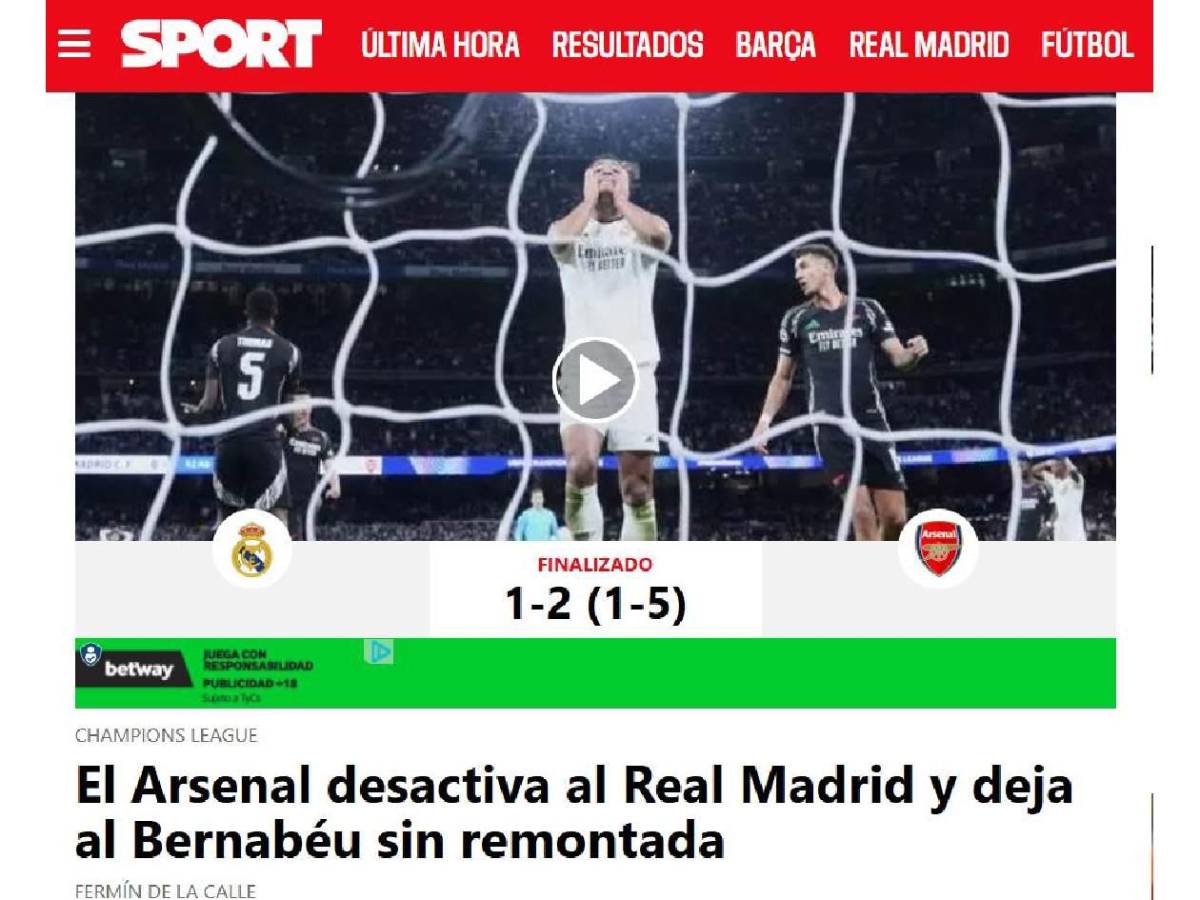 Señalados: revuelo mundial tras fracaso del Real Madrid en Champions