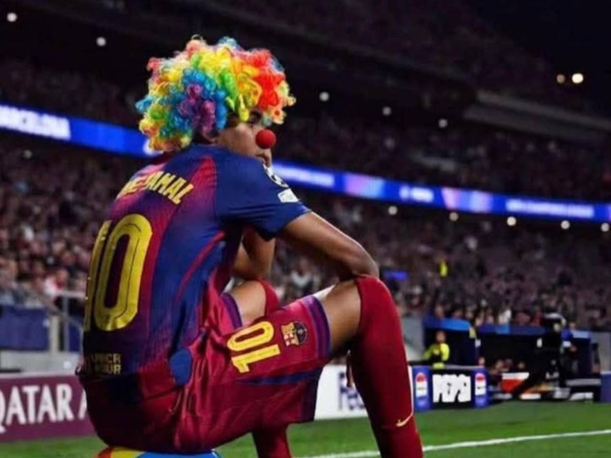 Lamine Yamal sufre: Es tendencia por su imagen ante Atlético por la Champions