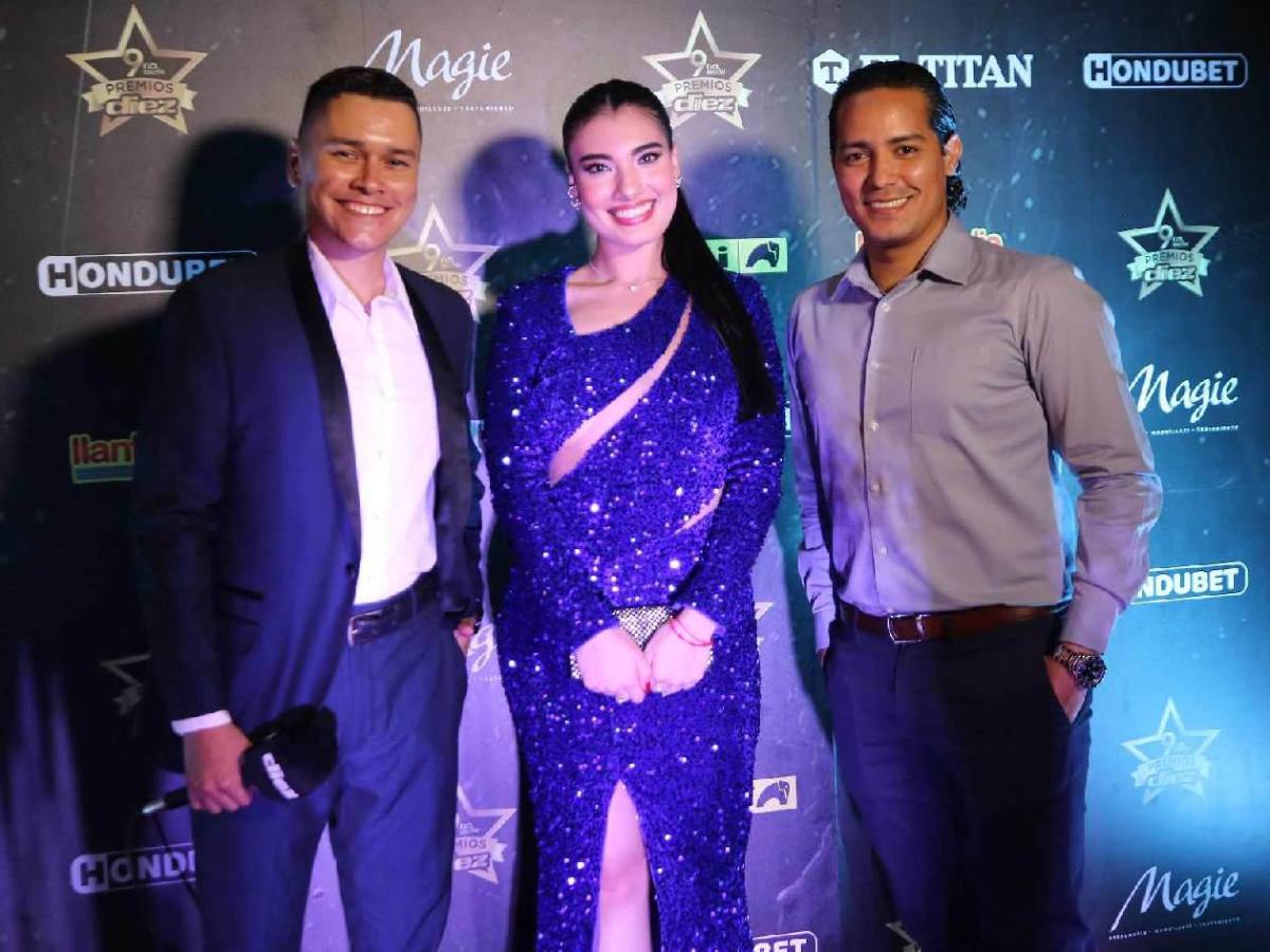 Premios DIEZ: Rodrigo y Laura Meza presentes, bellezas y figuras