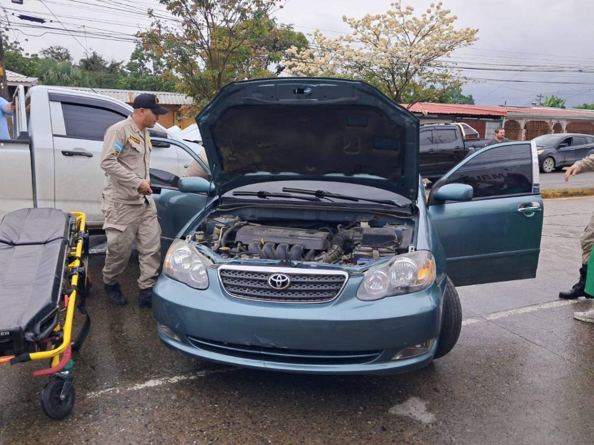 Aparatoso accidente deja cuatro heridos en SPS