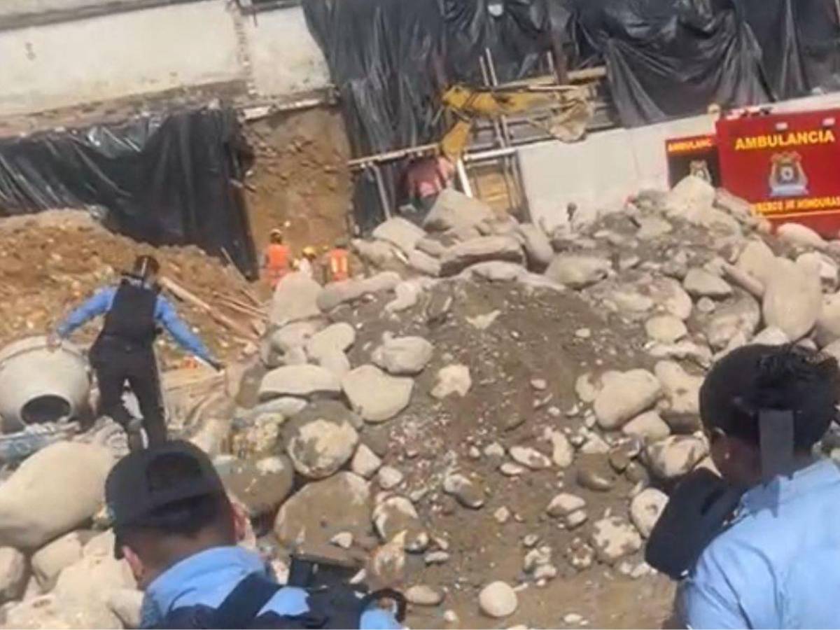 Tres personas quedan soterradas en Gracias, Lempira; confirman muerte de un obrero