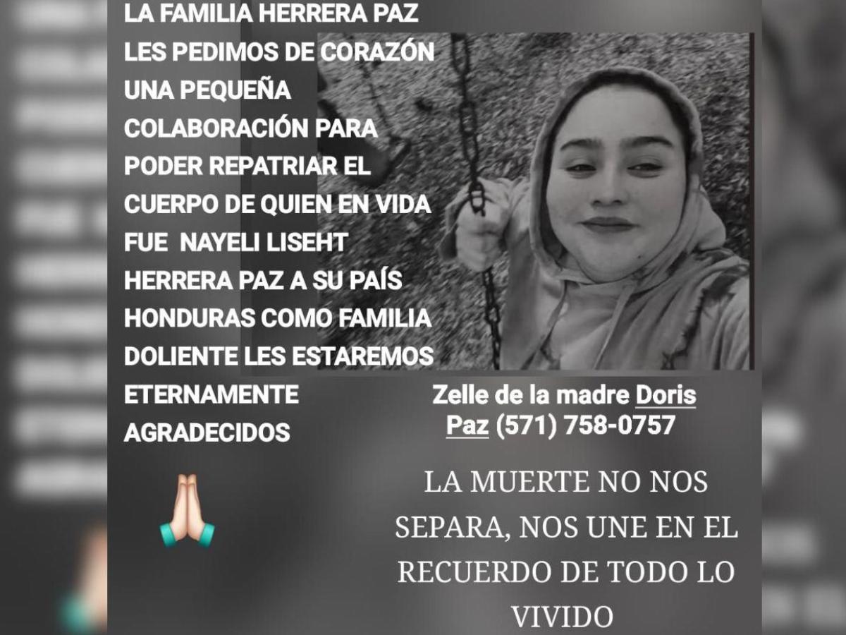 Hondureña desaparecida es hallada sin vida en río de Virginia