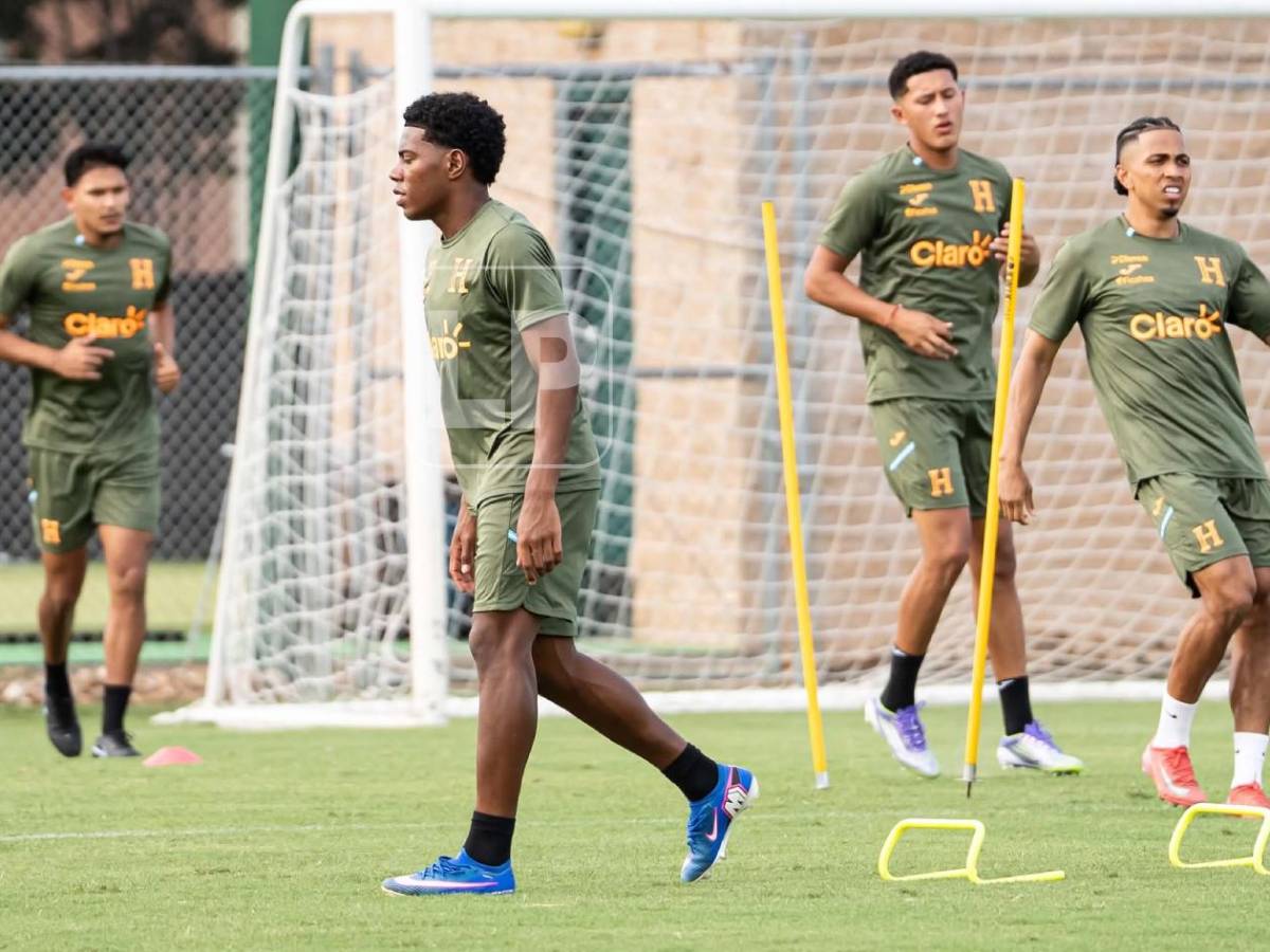 Honduras entrenó en Houston: imágenes de Keyrol, Dereck presente y las ausencias