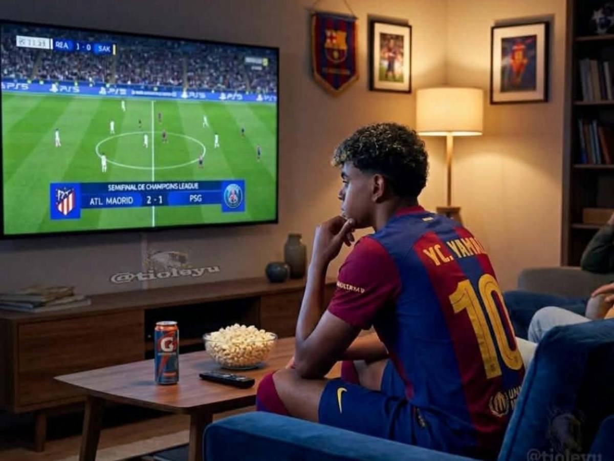 Lamine Yamal sufre: Es tendencia por su imagen ante Atlético por la Champions