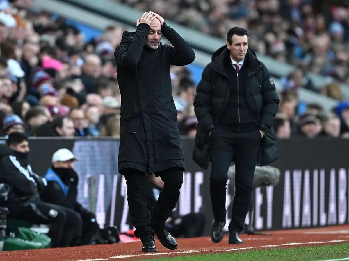 Pep Guardiola no podía creer: otra derrota que encaja con el Manchester City.