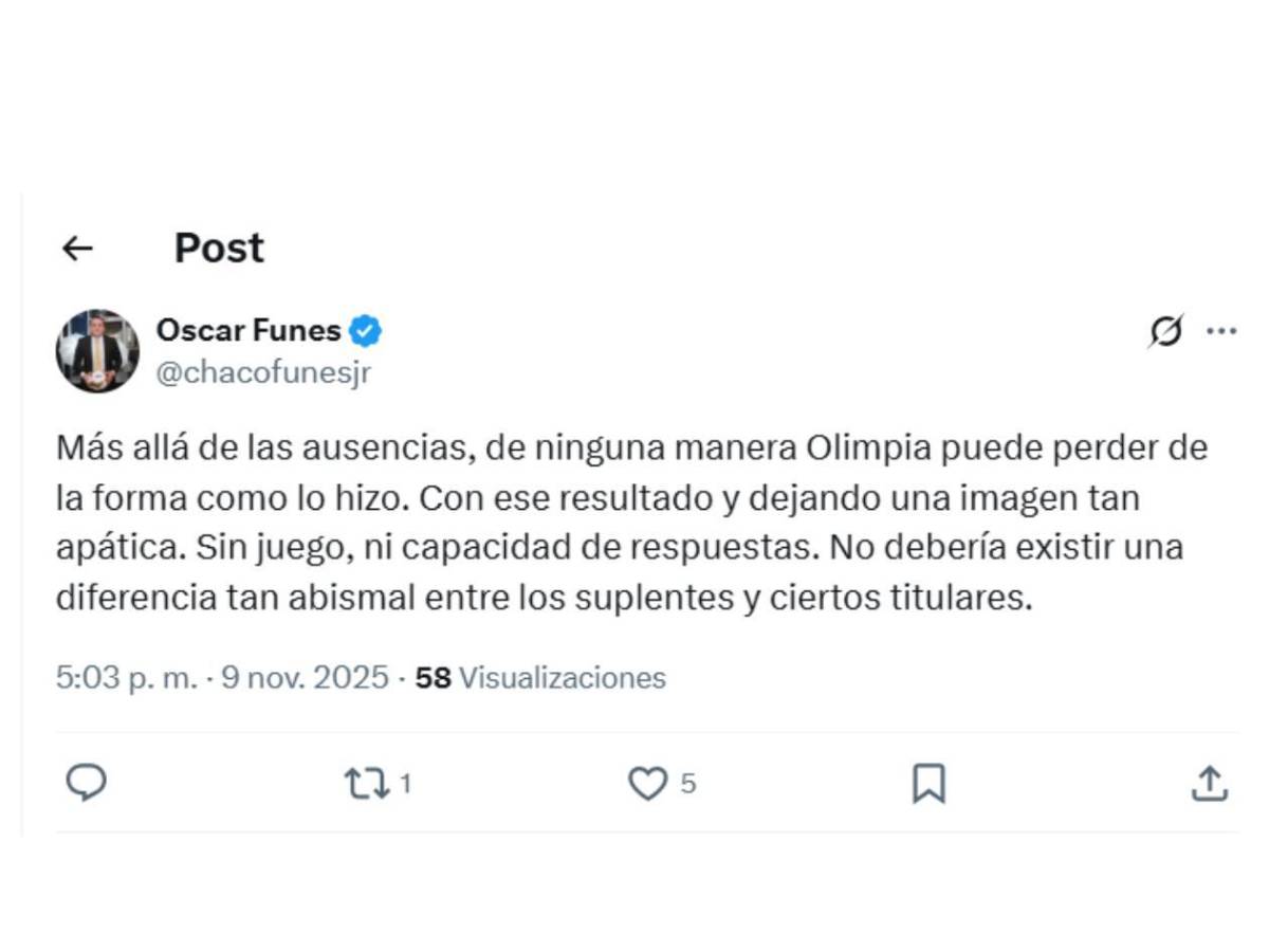 Indignación, sorpresa y señalan al culpable tras vapuleada histórica al Olimpia