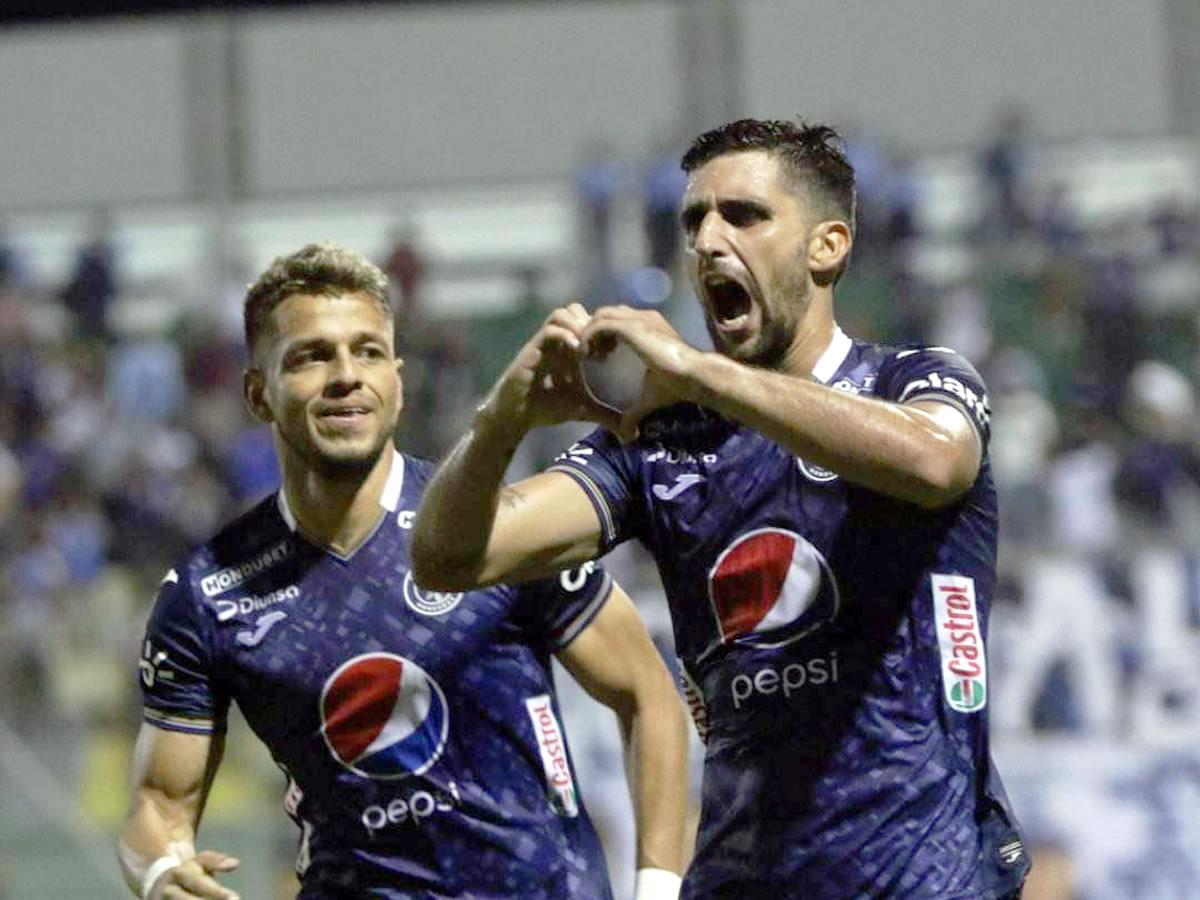 El argentino Lucas Campana llegó a cuatro goles con el Motagua.