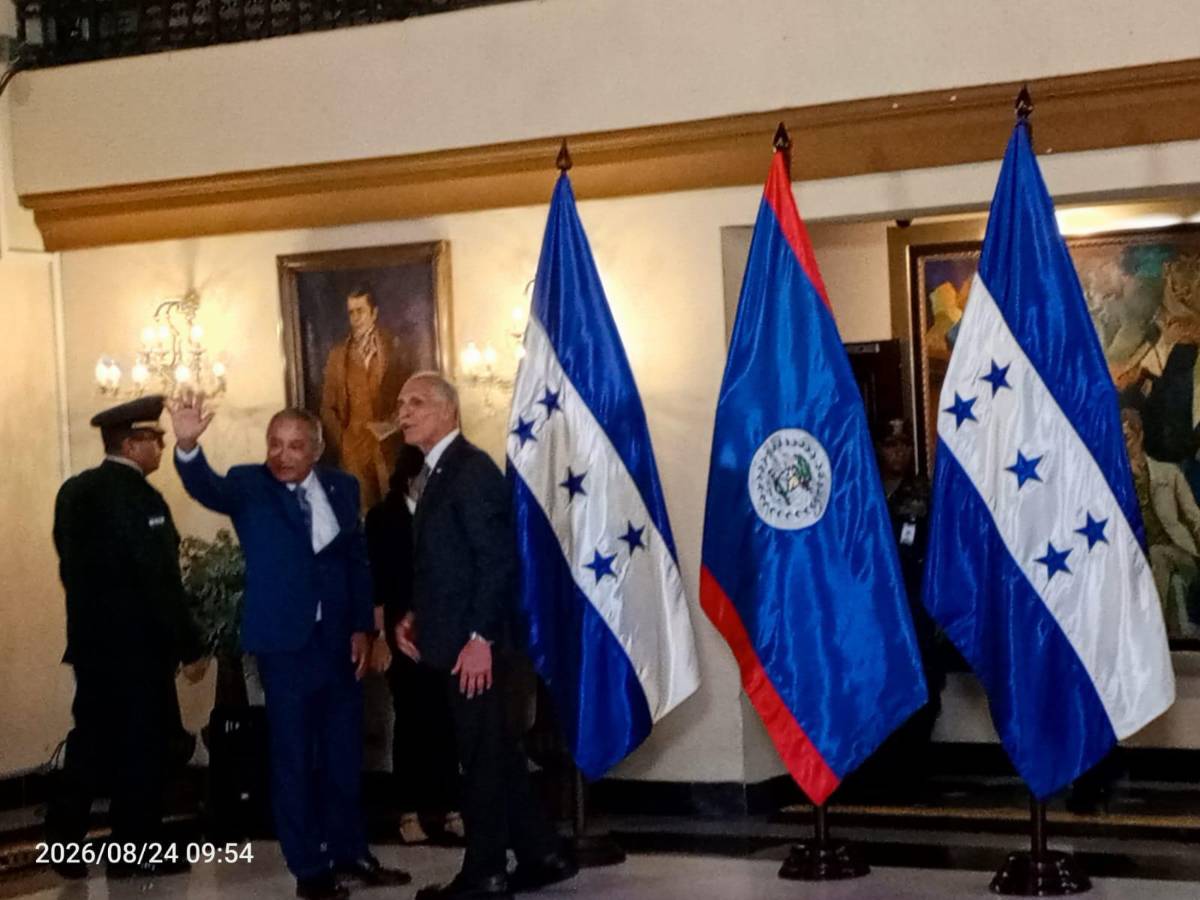 Estos son los temas que abordaron Nasry Asfura y el primer ministro de Belice en Casa Presidencial