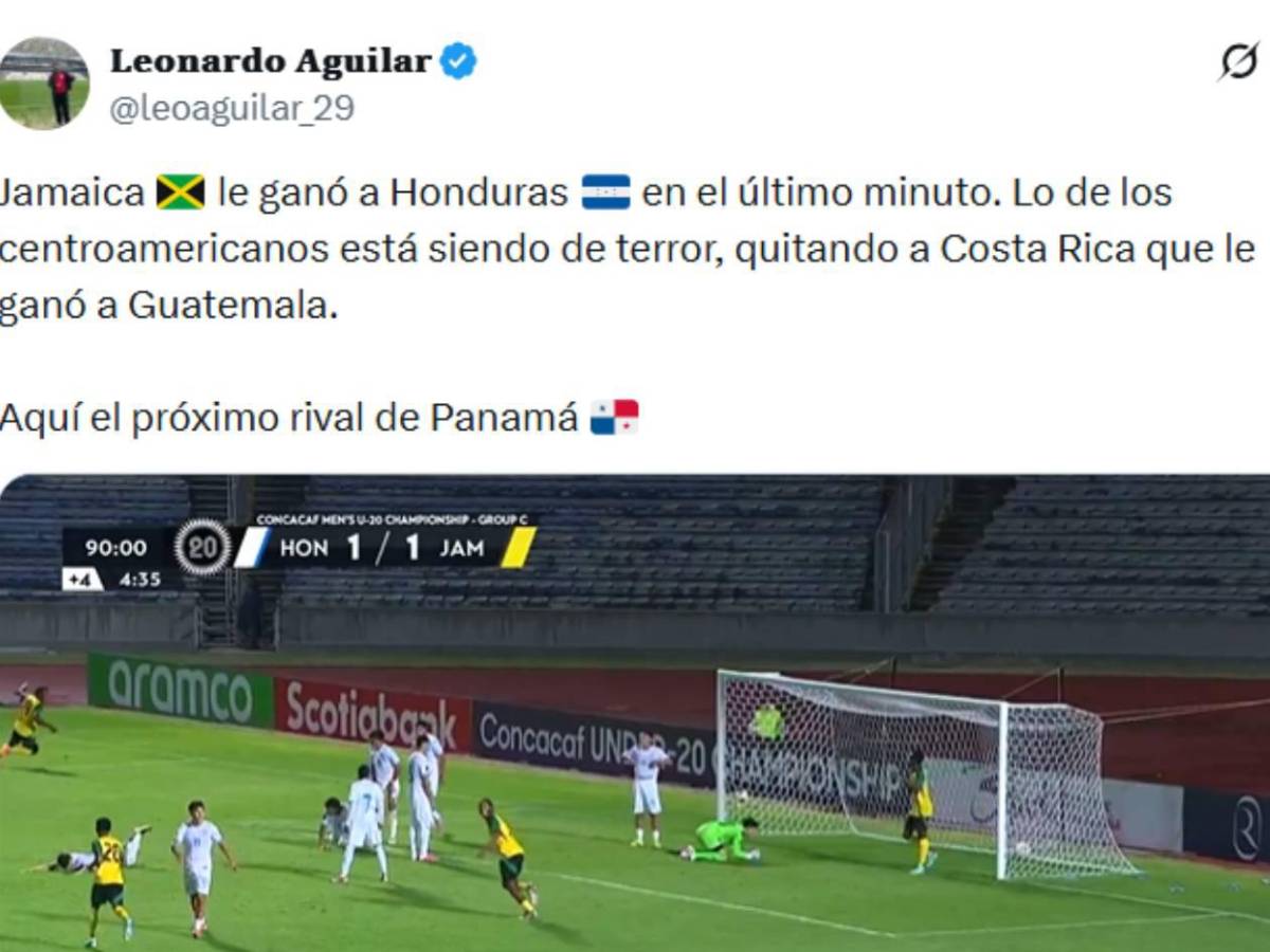 Dolor por Honduras y señalan al culpable tras debut en Premundial Sub-20