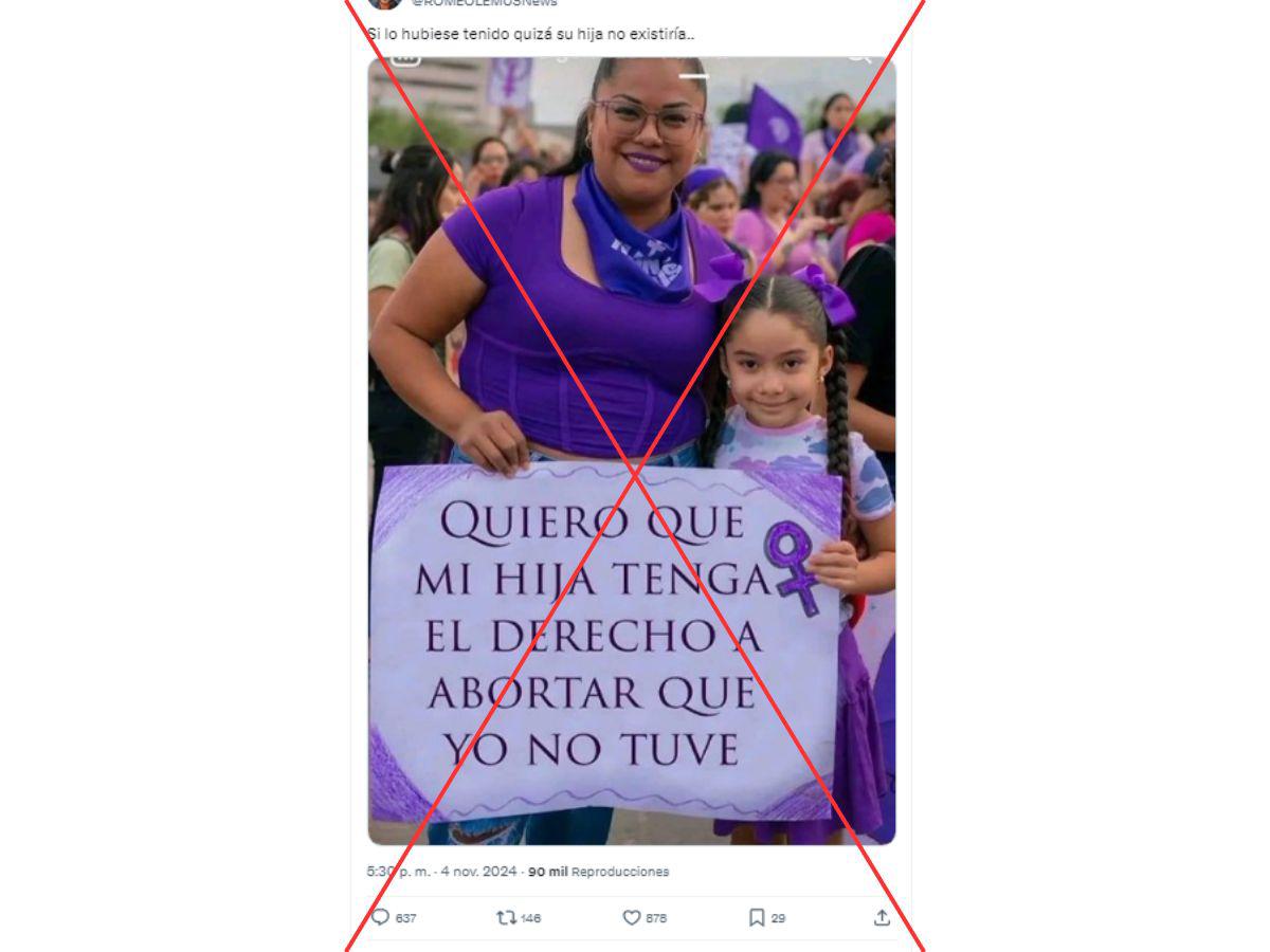 <p>Captura de pantalla a una publicación de X hecha el 11 de noviembre de 2024.</p>