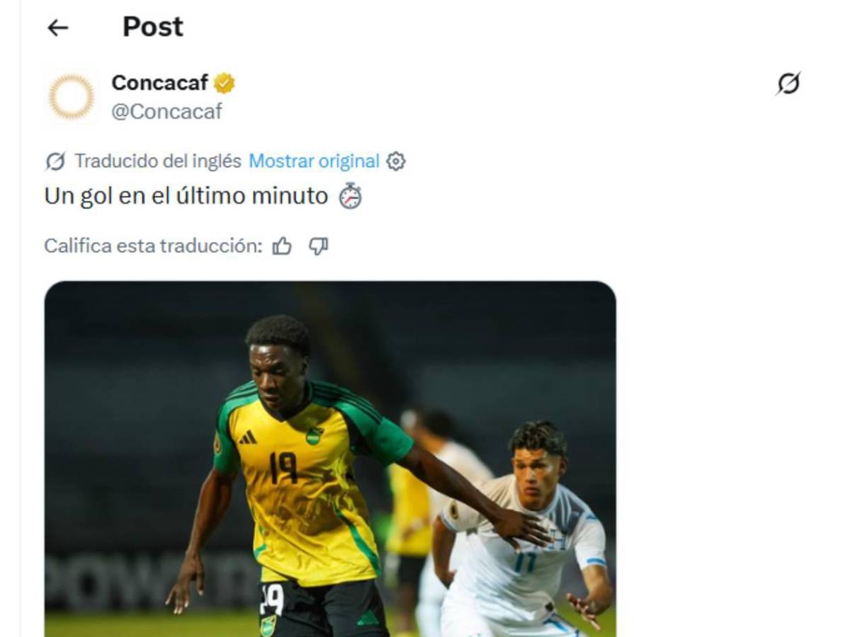 Dolor por Honduras y señalan al culpable tras debut en Premundial Sub-20