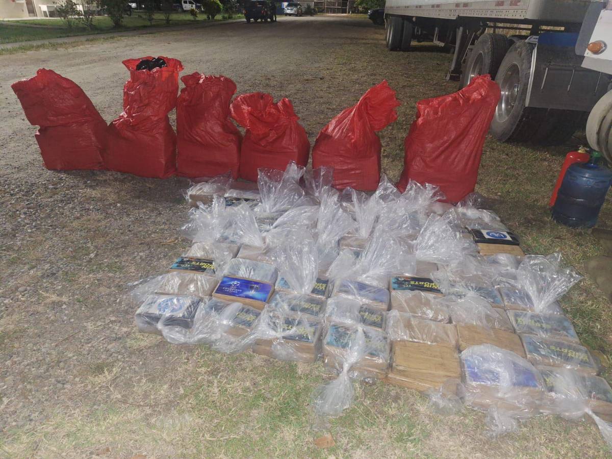 En caletas: sube a 786 kilos decomiso de cocaína a hondureños