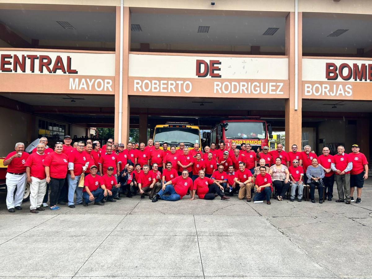 Se realiza en San Pedro Sula el primer encuentro de bomberos de los 70 y 90´s