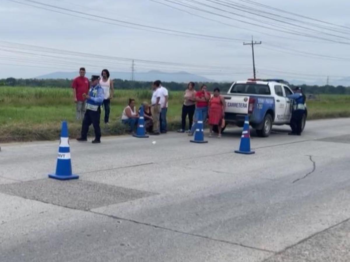 Identifican a joven que murió arrollado en carretera que de La Lima conduce a El Progreso