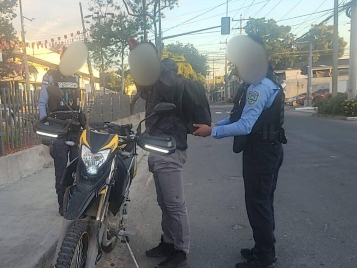 Sectores de San Pedro Sula donde operan los motorizados de la Policía Nacional