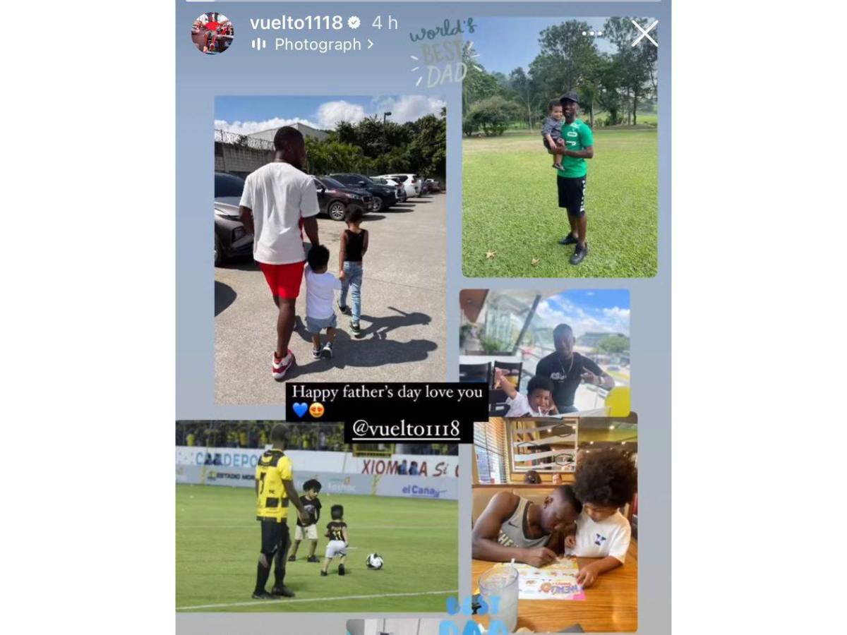 Esposas y sus tiernos mensajes a futbolistas hondureños en el Día del Padre