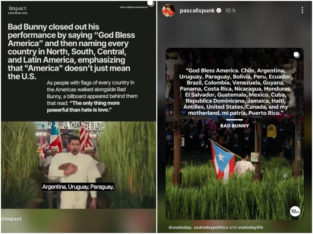 Rosalía, Lady Gaga y Residente elogian la actuación de Bad Bunny