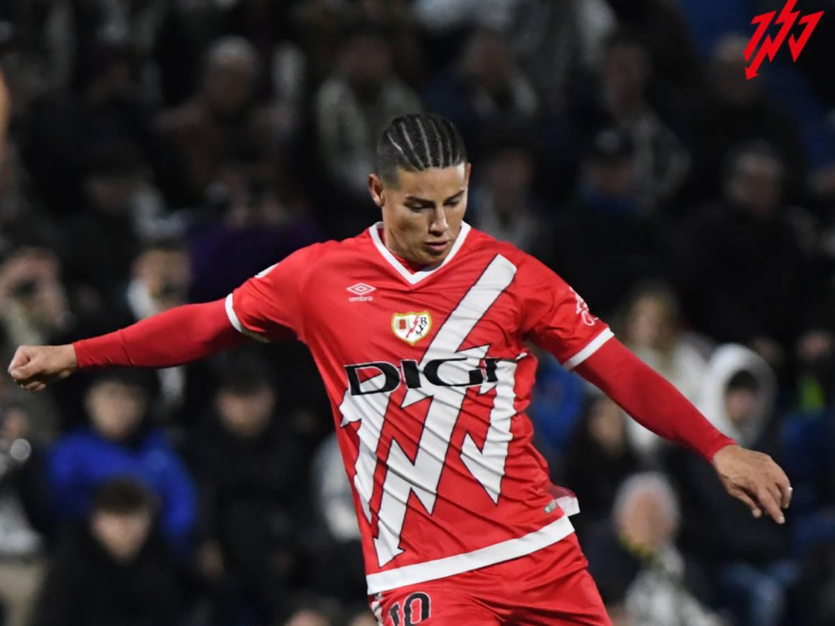 Copa del Rey:James Rodríguez volvió y Rayo Vallecano sufrió