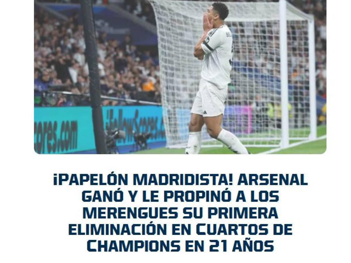 Señalados: revuelo mundial tras fracaso del Real Madrid en Champions
