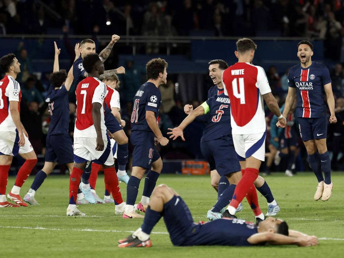 PSG celebra pase a la final, el héroe, la jugada extraña y la tristeza del Arsenal