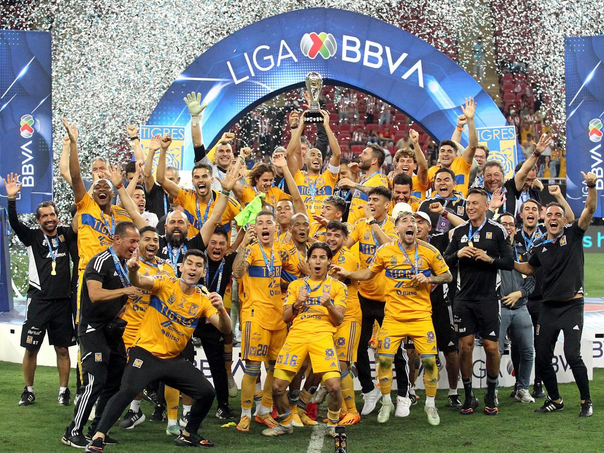 Equipos de la Liga MX festejaron a Tigres por el campeonato ¡Viva el rey!