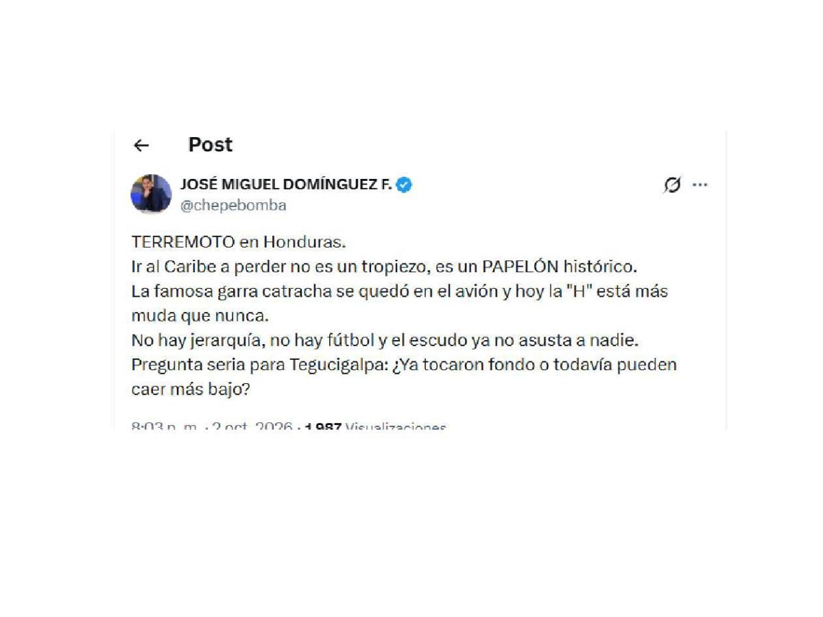 Indignación y asombro por ridículo de Honduras: Señalan a dos culpables