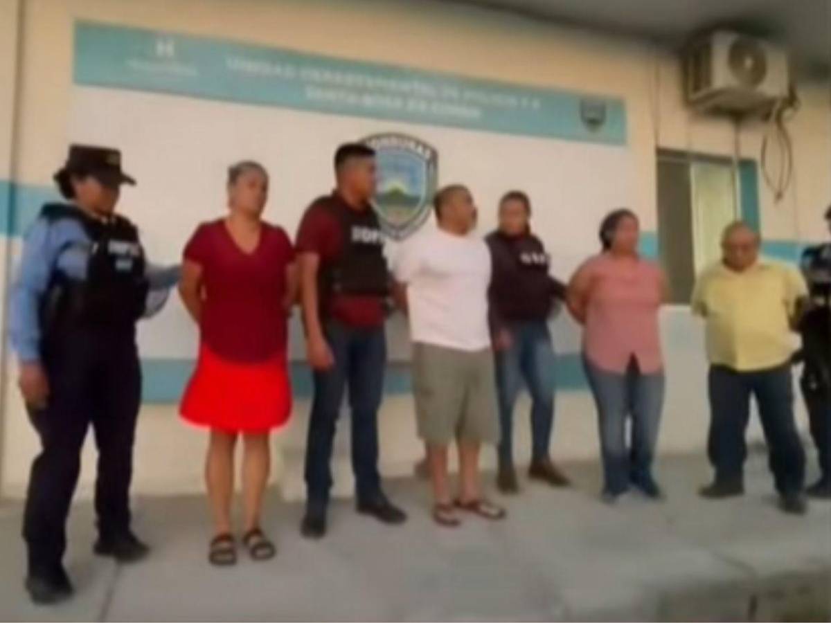 Detienen a cuatro familiares por delitos contra una menor en Santa Rosa de Copán